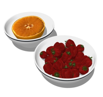 现代水果su模型