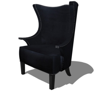 简欧单人沙发su模型