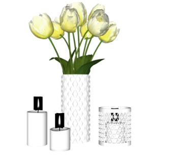 现代装饰品su模型