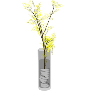 现代装饰品su模型