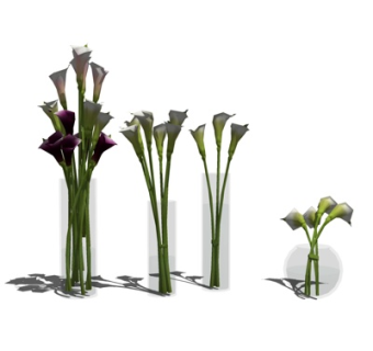 现代装饰品su模型