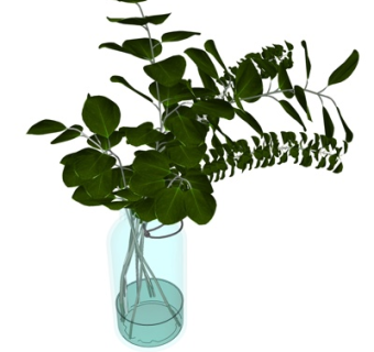 现代装饰品su模型