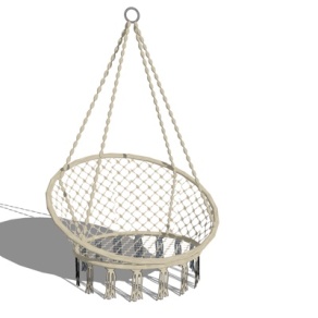 北欧吊椅su模型