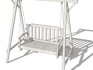 美式吊椅su模型