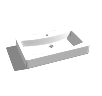 现代洗手盆su模型