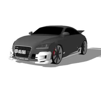 现代跑车su模型