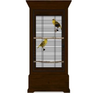 新中式鸟笼su模型