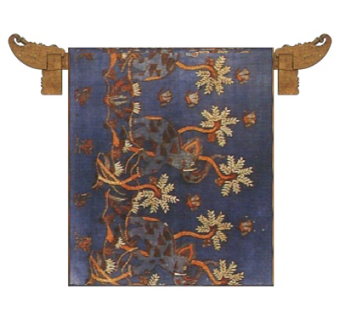 东南亚门帘su模型