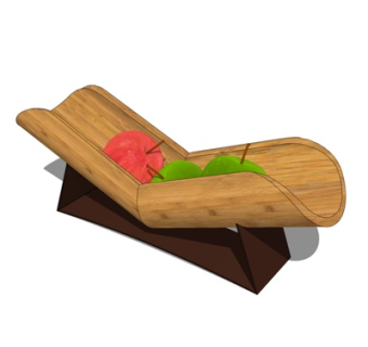 现代水果篮 su模型