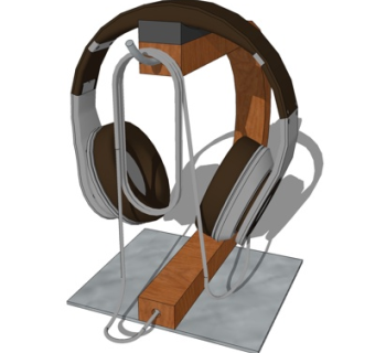 现代耳机su模型