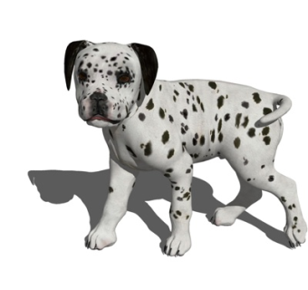 现代大麦町su模型