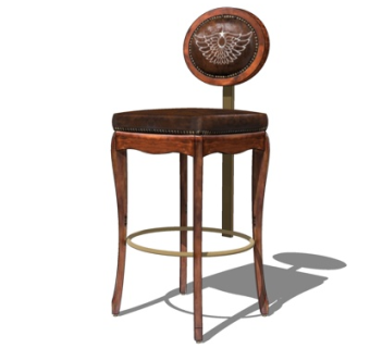 东南亚单椅su模型