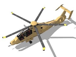 现代战斗<em>直升机</em>su模型