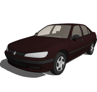现代汽车su模型