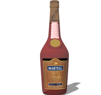 现代洋酒su模型