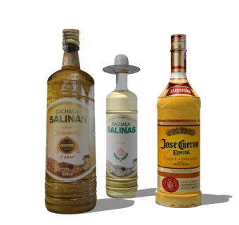 现代酒水su模型