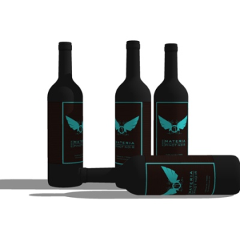 现代酒水su模型