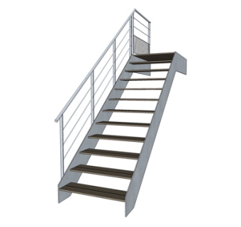 现代楼梯su模型