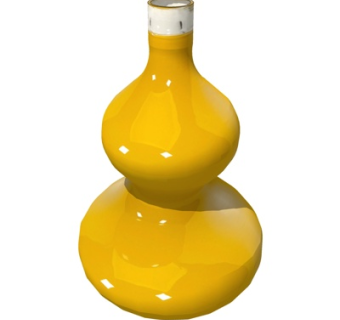 现代葫芦摆件su模型