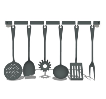 现代金属厨具su模型