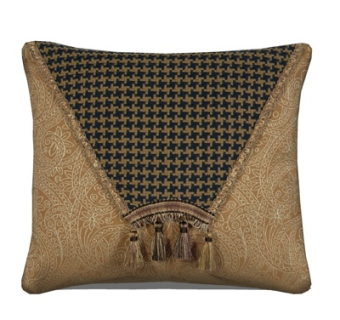 现代皮质布艺抱枕su模型