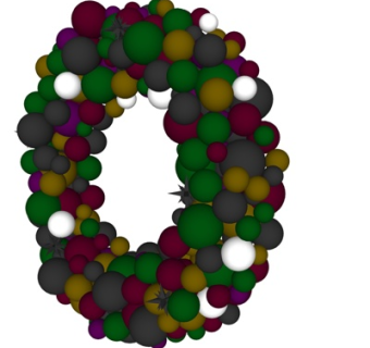 现代气球装饰品su模型