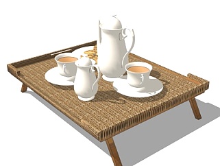 现代<em>茶壶茶具</em>su模型