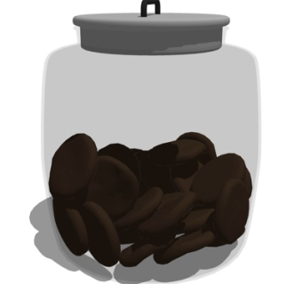 现代饼干食物su模型