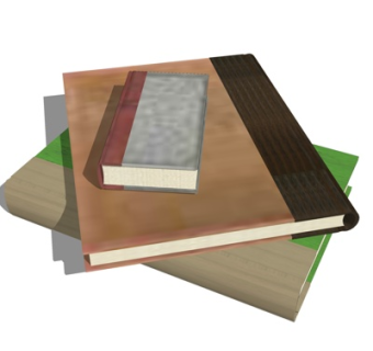 现代书籍su模型