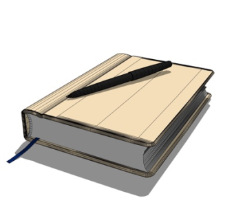 现代书籍su模型