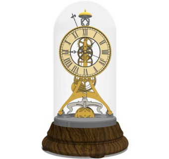 现代机械钟su模型