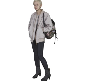 现代人物su模型