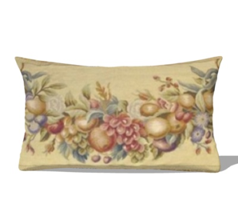 现代布艺抱枕su模型