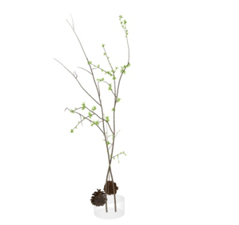 现代花瓶花艺su模型