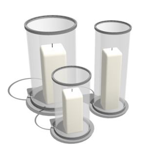 现代烛台灯su模型