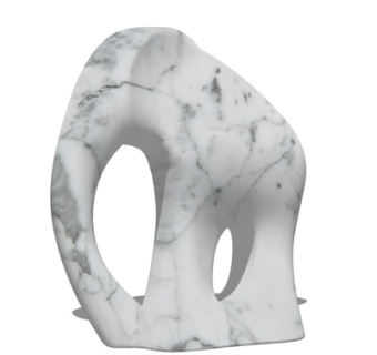 现代玉石摆件su模型