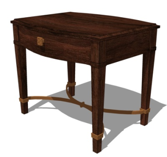 美式角几su模型