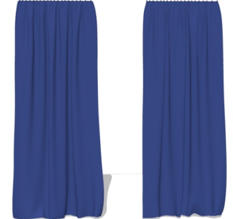 现代窗帘su模型