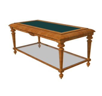 美式茶几su模型