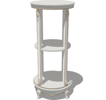 简欧圆几su模型