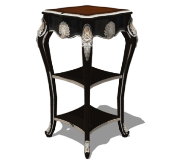 简欧角几su模型