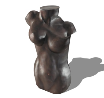 现代装饰品su模型