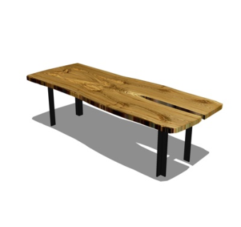 新中式茶几su模型