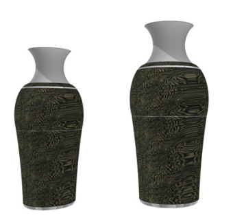 新中式瓷器su模型