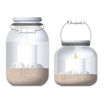 现代烛台灯su模型