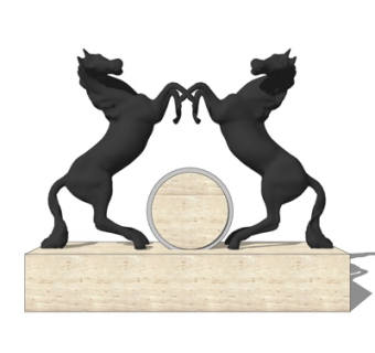 现代装饰品su模型