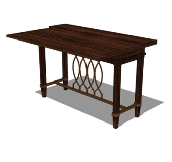 欧式装饰柜su模型