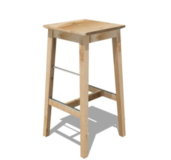 北欧凳子su模型