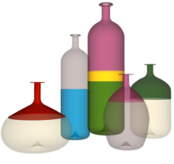 现代装饰品su模型