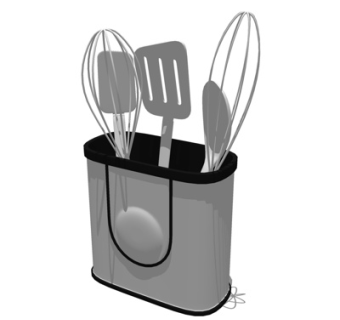 现代厨房用品su模型